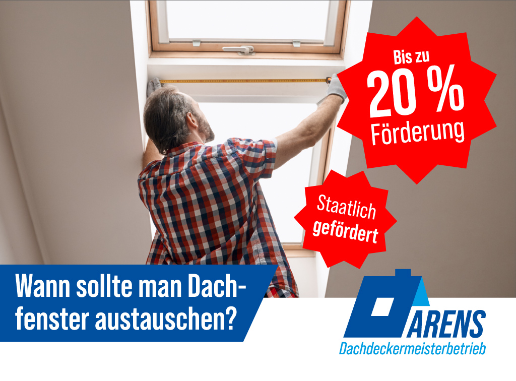 Wann sollte man Dachfenster austauschen? Tipps von Arens Dachdeckermeister